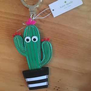 NWT Kate Spade cactus keychain